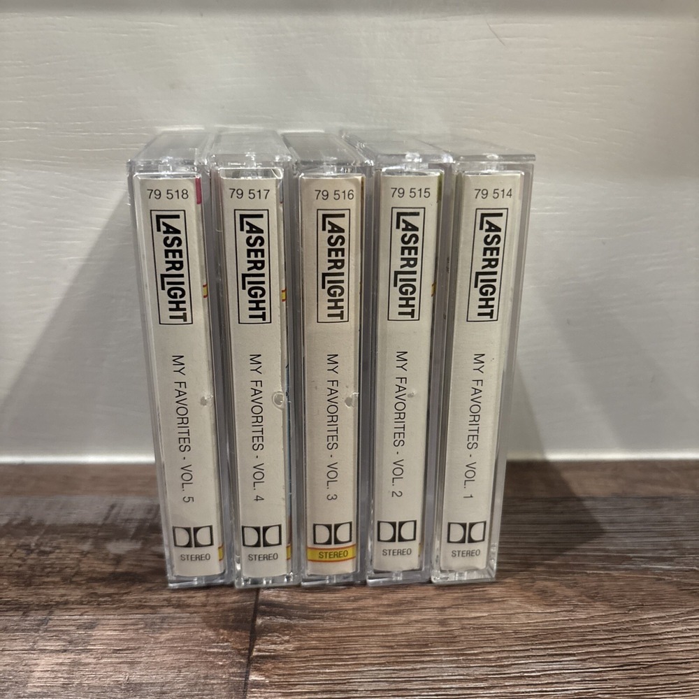 Fantastic Strings My Favorites Music Cassette Tapes By Laser Light Vol. 1-5